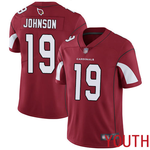Arizona Cardinals Limited Red Youth KeeSean Johnson Home Jersey NFL Football #19 Vapor Untouchable